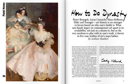 ISSUE 86 (Winter 2025/26): Salad Days