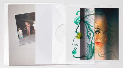 Seth Price »Zero Bow Mask«, 2021 – Unique Print & Vinyl LP
