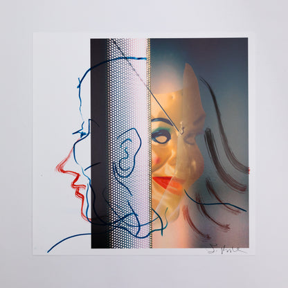 Seth Price »Zero Bow Mask«, 2021 – Unique Print & Vinyl LP