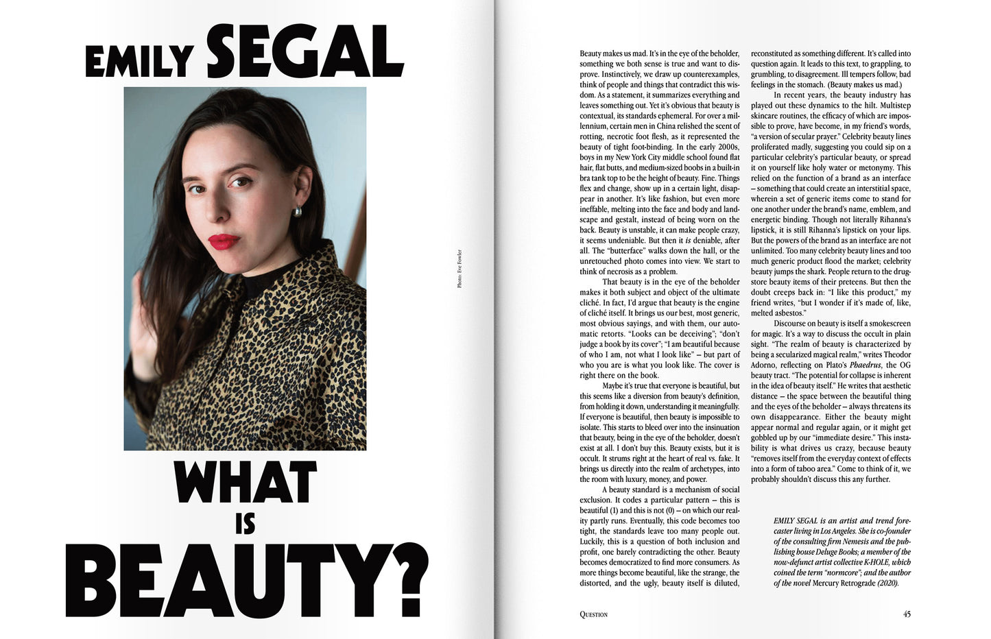 ISSUE 74 (WINTER 2022-2023): After Beauty