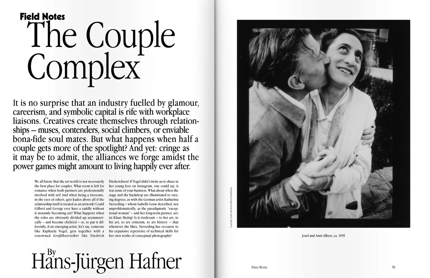 ISSUE 71 (SPRING 2022): Couples