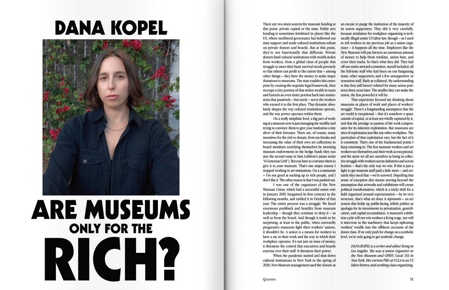 ISSUE 75 (SPRING 2023): The Museum Issue