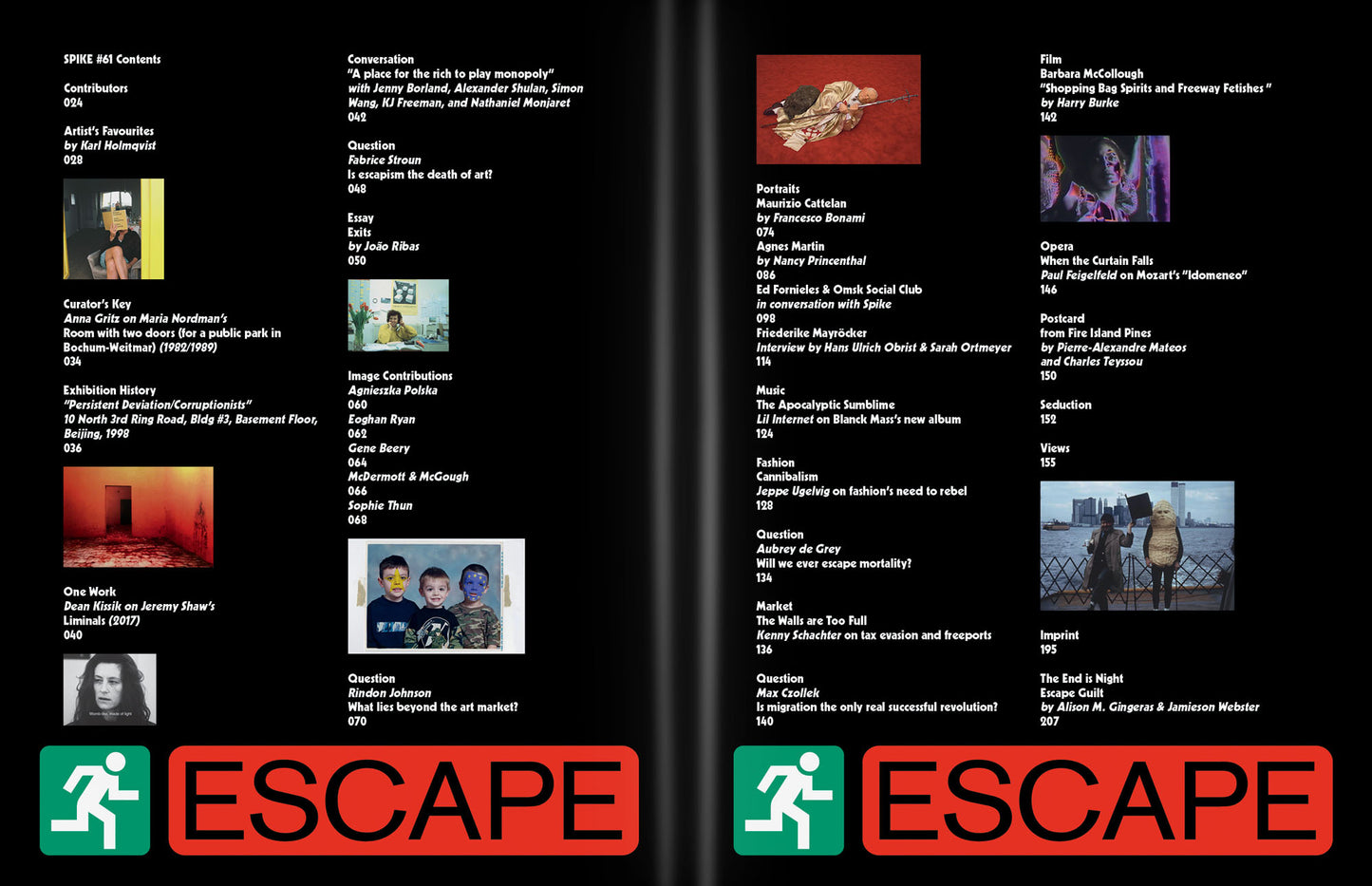 ISSUE 61 (AUTUMN 2019): Escape