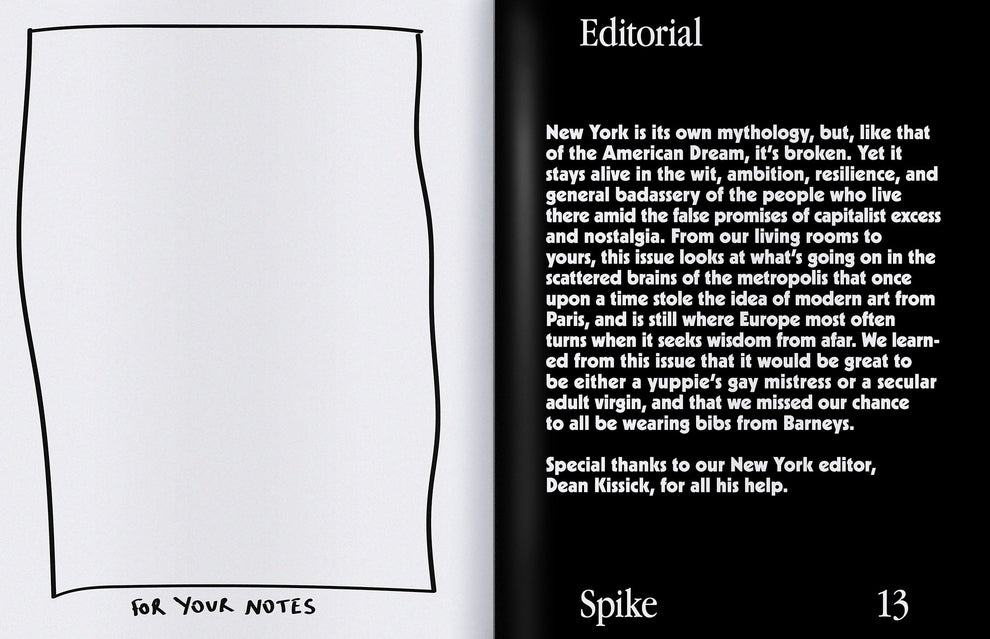 ISSUE 63 (SPRING 2020): The NYC Issue – SPIKE